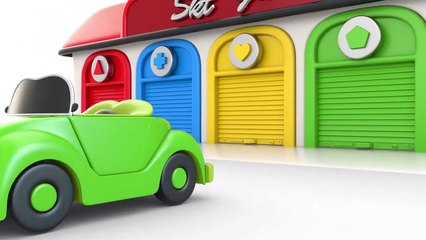 Learn Colors with Street Vehicles Toys - Colors and Shapes Collection for Children