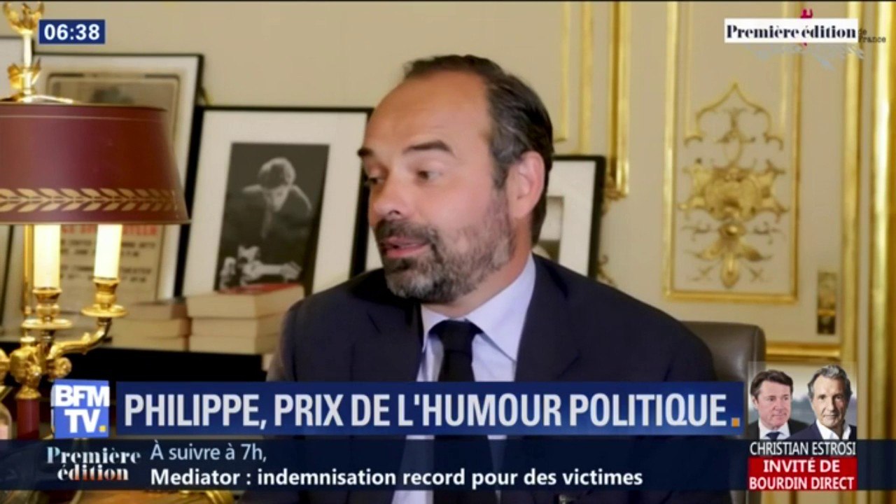 "Les emmerdes" d'Édouard Philippe lui font gagner le grand prix de l'humour politique
