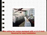 Emerson Ceiling Fans CF776ORB Monterey Lumina 52Inch Indoor Ceiling Fan With Light Oil