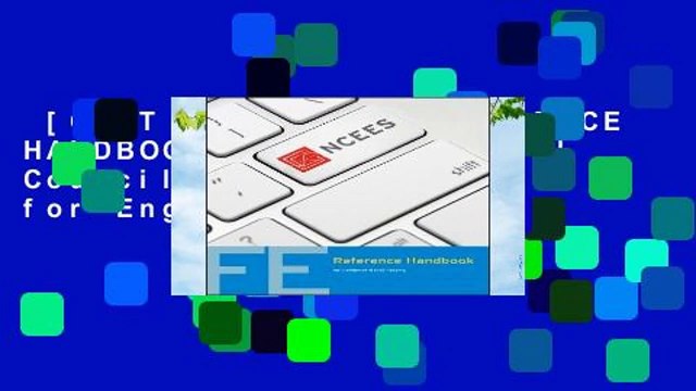 [GIFT IDEAS] FE REFERENCE HANDBOOK,9.0 by National Council of Examiners for Engineering and