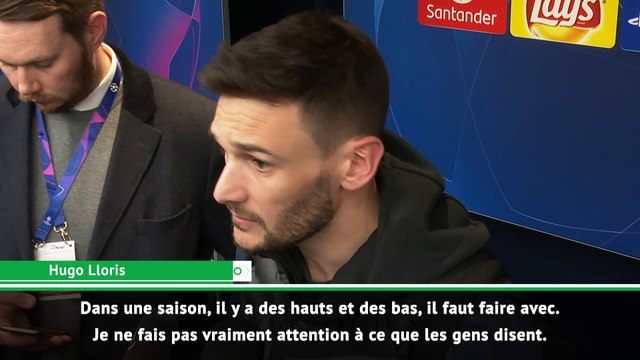 Hugo Lloris : Il faut répondre aux critiques sur le terrain