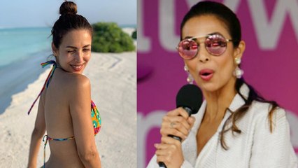 Malaika Arora befitting reply to TROLLERS for wearing Bikini; Check Out | FilmiBeat