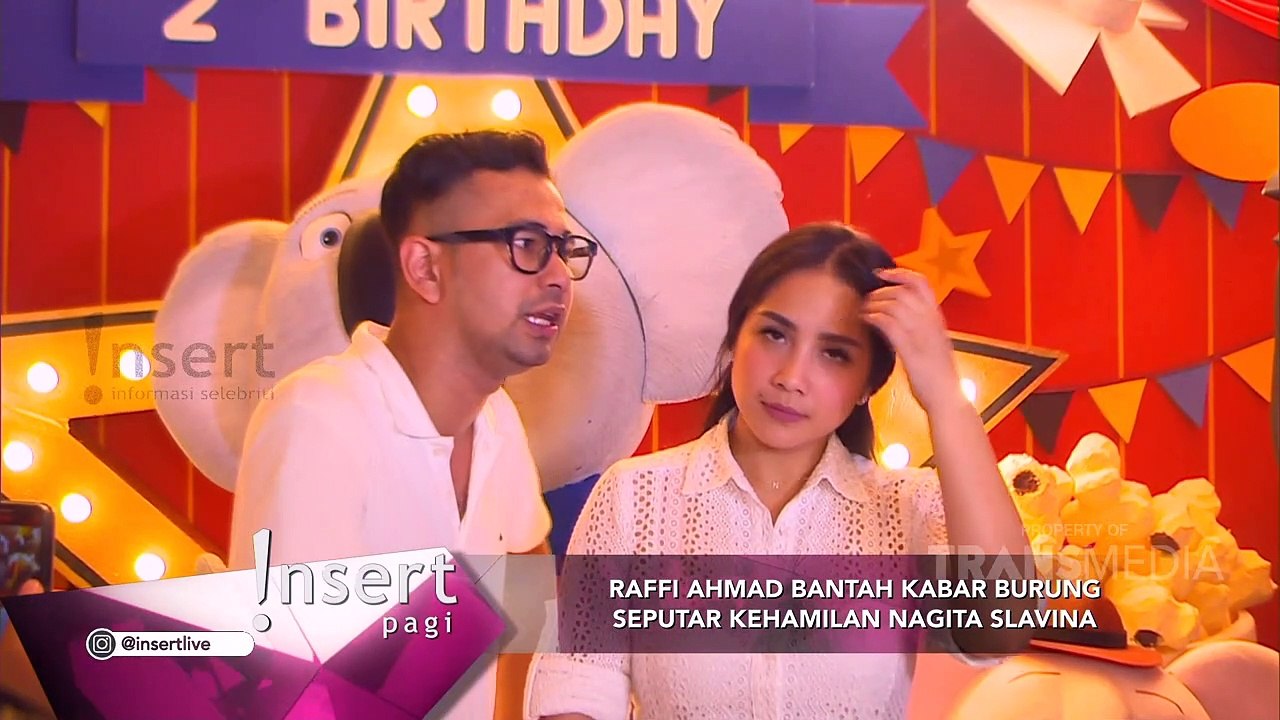INSERT - Raffi Ahmad Bantah Kabar Kehamilan Nagita Slavina