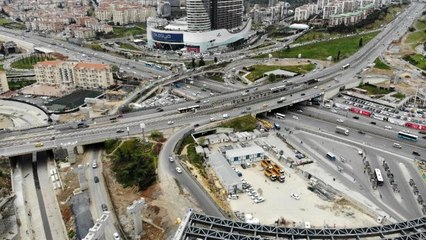 İstanbul Trafiğini Çözecek Proje Havadan Görüntülendi