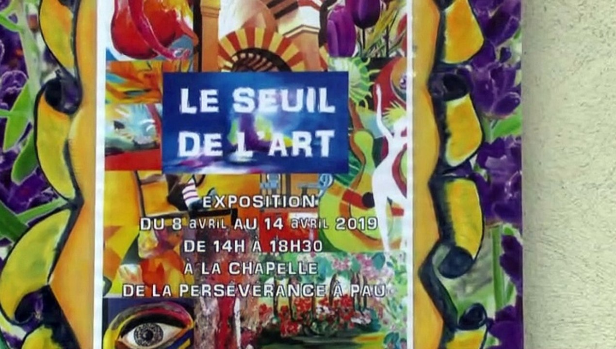 MICHOU W-D.D. AMATEUR D'ART - 9 AVRIL 2019 - PAU - VERNISSAGE DE L'EXPOSITION DU SEUIL DE L'ART À LA CHAPELLE DE LA PERSÉVÉRANCE