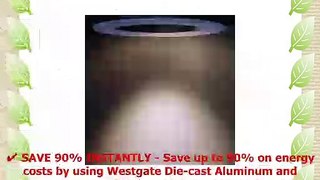 Westgate 15 Watt 6 Inch Recessed Lighting Kit with Baffle Trim  Square Shaped LED