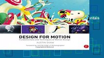 About For Books  Design for Motion: Fundamentals and Techniques of Motion Design  Review