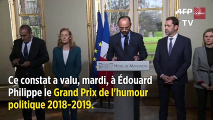 Édouard Philippe décroche le Grand Prix de l'humour politique