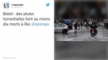 Brésil. Au moins six morts dans des inondations et glissements de terrain à Rio