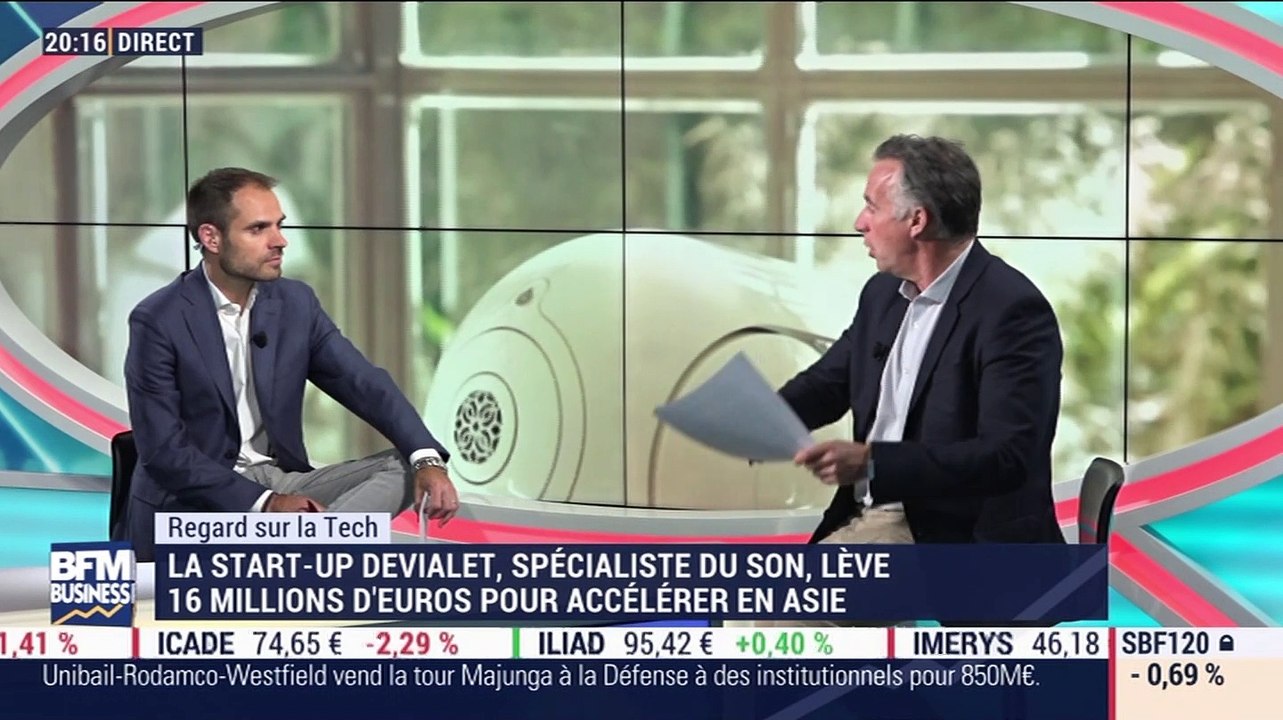 Le Regard sur la Tech: La start-up Devialet lève 16 millions d'euros pour accélérer en Asie - 09/04