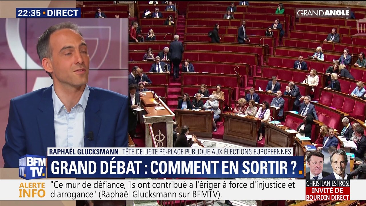 Raphaël Glucksmann est l'invité de BFMTV