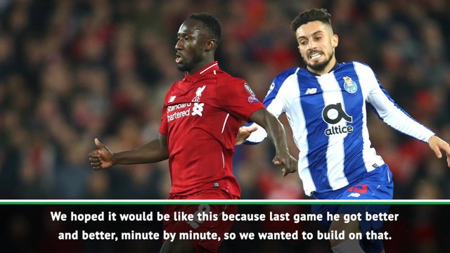 Klopp and van Dijk impressed by goal-scoring Keita