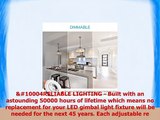 4Pack 3 Inch LED Gimbal Recessed Light Fixture Luxrite 8W 3000K Soft White 600 Lumens