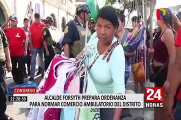 La Victoria: Forsyth prepara ordenanza para normar el comercio ambulatorio