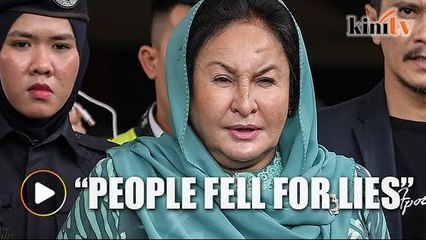 Rosmah: I thought the people were clever, but they fell for lies