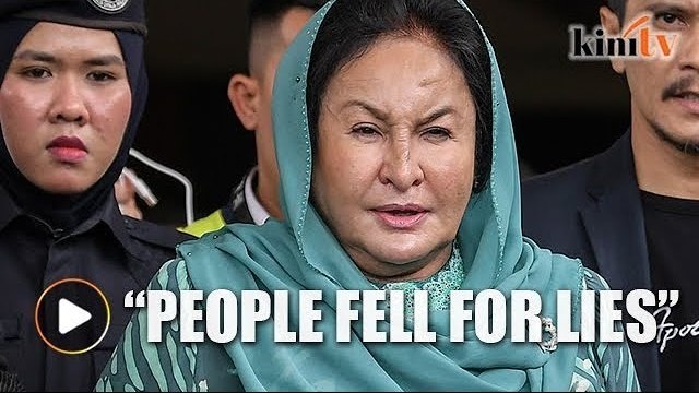 Rosmah: I thought the people were clever, but they fell for lies