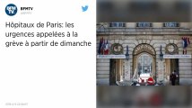 Hôpitaux de Paris : les urgences appelées à la grève à partir de dimanche