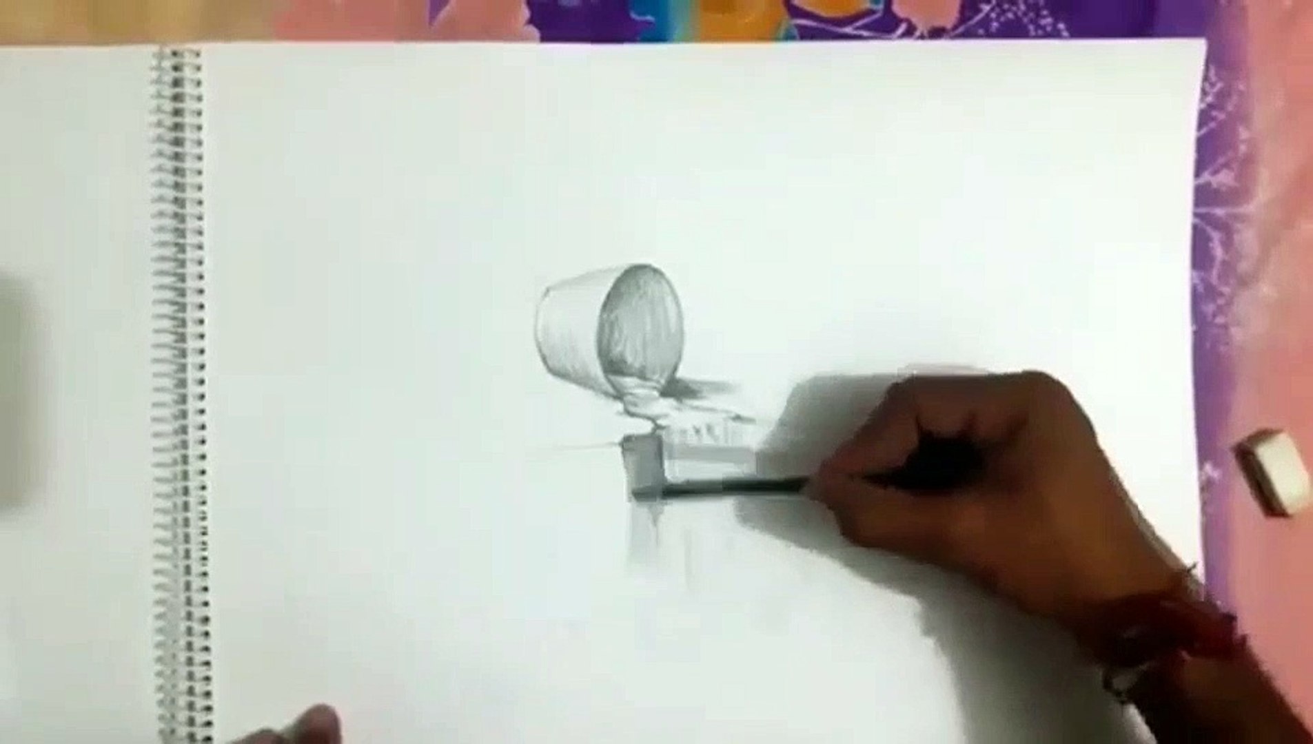 Comment dessiner un crayon en 3D - Vidéo Dailymotion