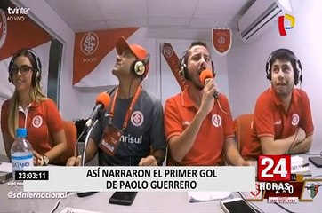 ¡Gooool! Así narró el canal oficial del Inter el primer gol de Guerrero