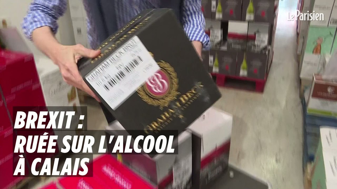 Brexit : ruée sur l'alcool à Calais
