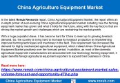 China Agriculture Equipment Market Opportunities