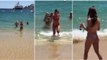 Homem acaba por filmar na praia os seus últimos 11 segundos de vida…