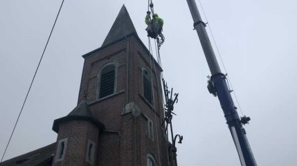 Couvin : la croix de Petite-Chapelle sécurisée