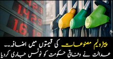 Court issues notice to govt over petrol price hike