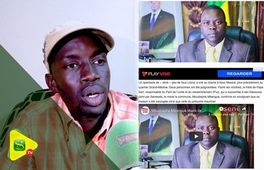 Affaire du meurtre de Keur Massar : Accusé par le maire, Pape Sarr donne sa réplique