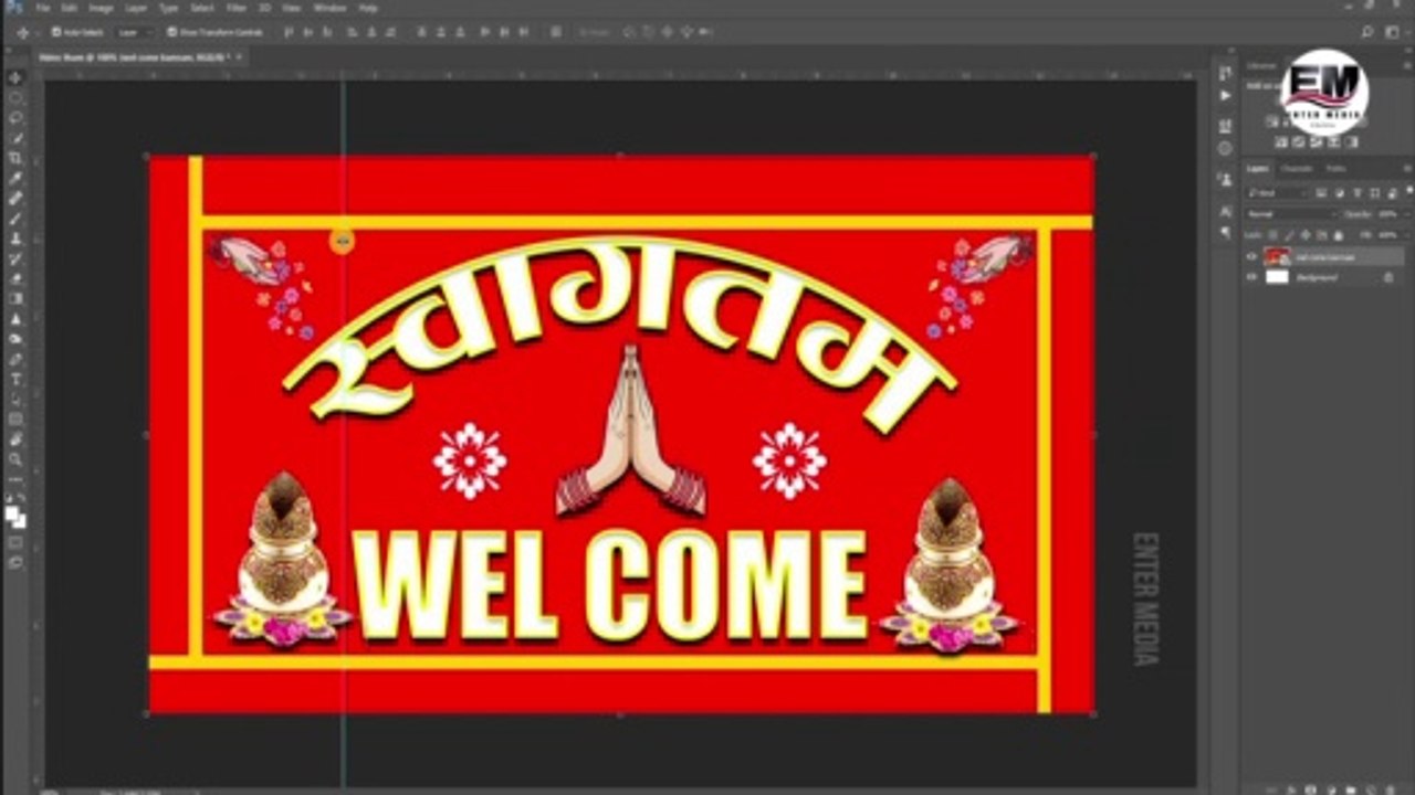 How to make thumbnail in Photoshop | Enter Media 2019