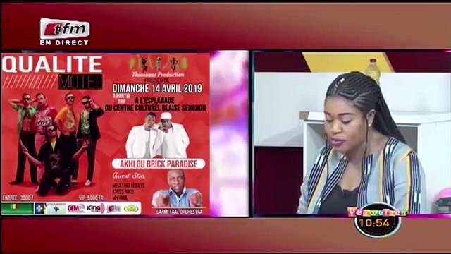 REPLAY YEWOULEEN du 10 Avril 2019 avec AKHLOU BRICK