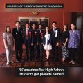 Stellar award: 3 Camarines Sur students get planets named after them