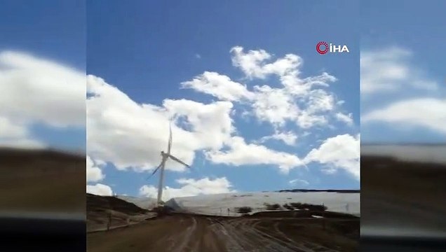 Tokat’ta Nisan ayında şaşırtan manzara