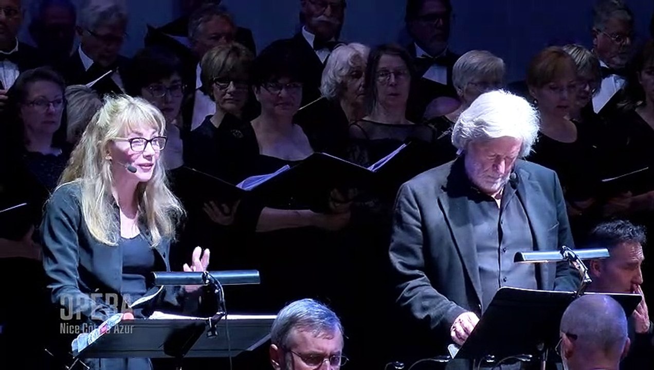 ITW Concert Jeanne au bucher Jeanne d’Arc Julie Depardieu Frère Dominique Daniel Benoin