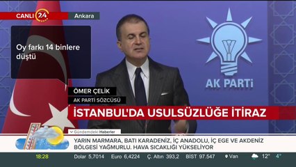 AK Parti Sözcüsü Ömer Çelik açıklama yapıyor