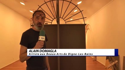 D!CI TV : Alain Domalga des Beaux Arts de Digne les Bains bientôt au Musée de Gap