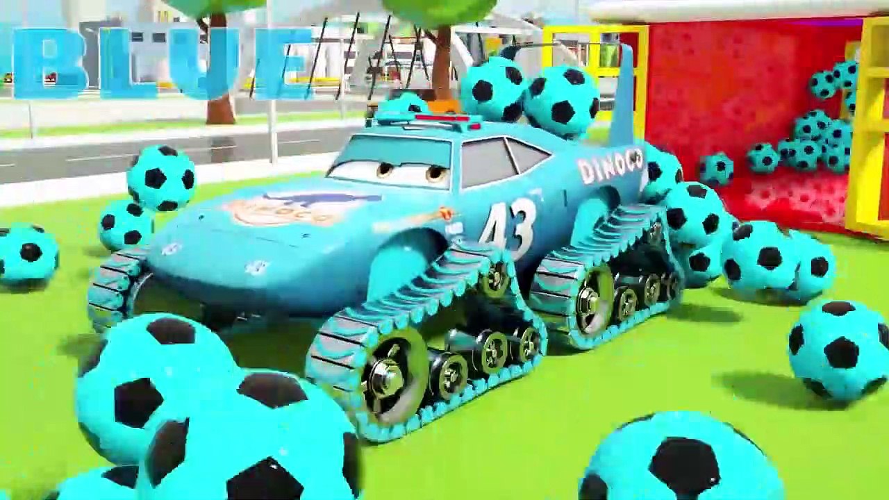 Apprendre camion avec mcqueen depuis au printemps, rue de véhicules pour enfants - Parking Vehilce