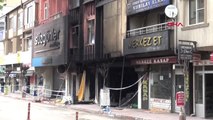 Edirne Yanan 5 Katlı Binada Çökme Tehlikesi