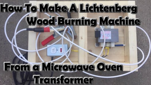 how to burn wood with electricity - lichtenberg figures