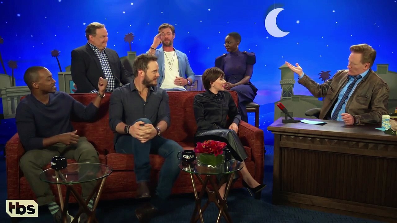 The Men Of "Avengers: Infinity War” Compare Themselves To Different Meats  - CONAN on TBS