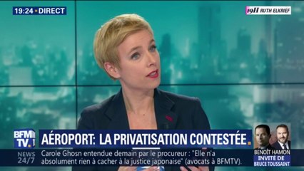 Pour Clémentine Autain, la privatisation d'ADP "est une logique de court terme"
