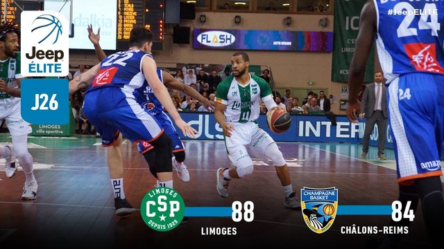 Jeep® ÉLITE : Limoges vs Châlons-Reims (J26)