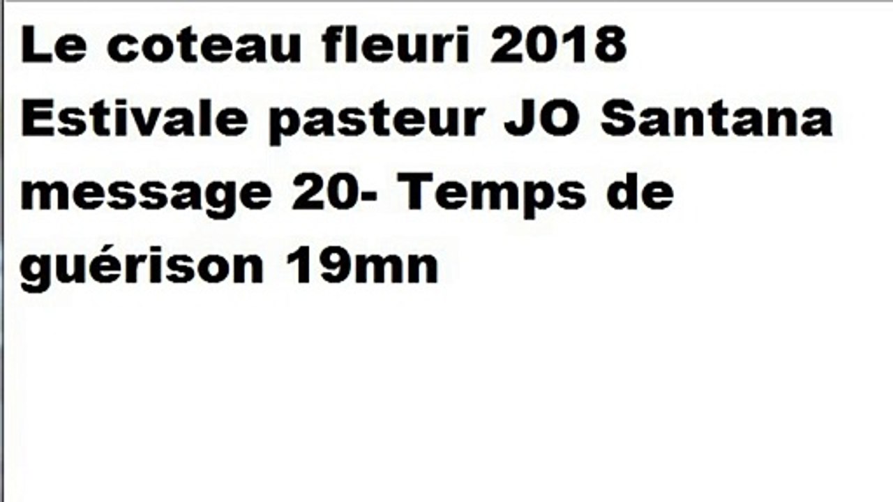 session3-20 temps de guérison