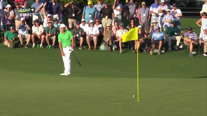 The Masters 2019 - Bryson DeChambeau sort un chip exceptionnel sur le 17 !