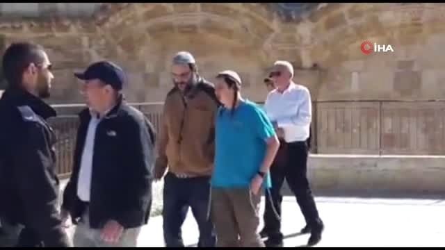 İsrail Tarım Bakanı Ariel, Mescidi Aksa'ya Baskın Düzenledi