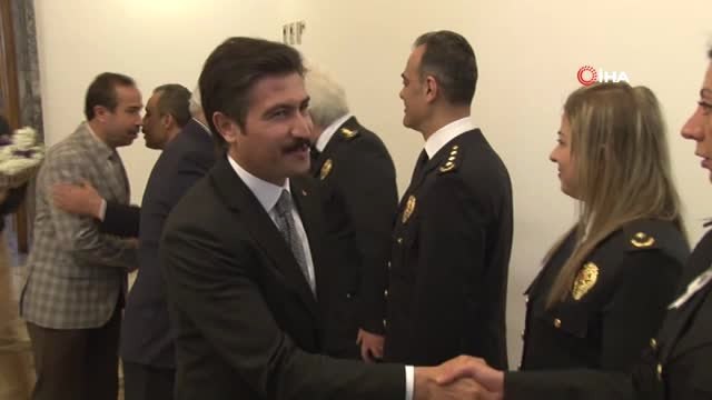 AK Parti Grup Başkanvekili Cahit Özkan, TBMM Koruma Daire Başkanı Ahmet Birtan Erol'u Ziyaret Etti