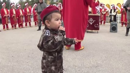 1,5 Yaşındaki Yiğit Bebek Törene Damga Vurdu