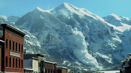 Helicopter Triggered Avalanche in Colorado Mountains