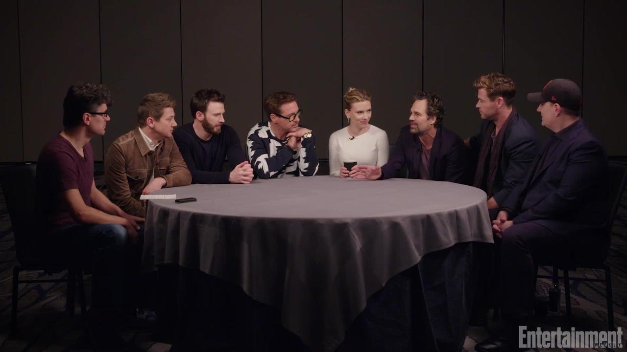 Entertainment Weekly's 'Avengers: Endgame' Roundtable