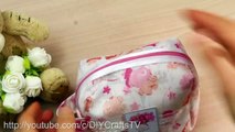 DIY Zipper Pouch Bag & Cute Travel  Bag